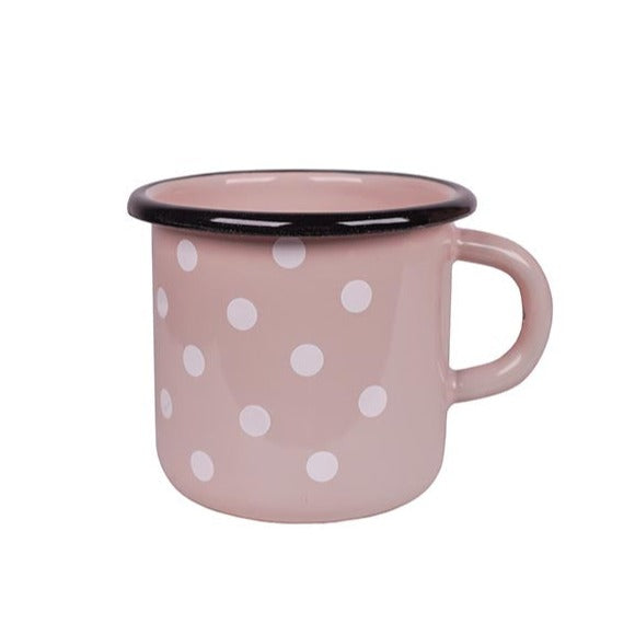 ISABELLE ROSE Tazza Mug Cipria In Metallo Con Pois