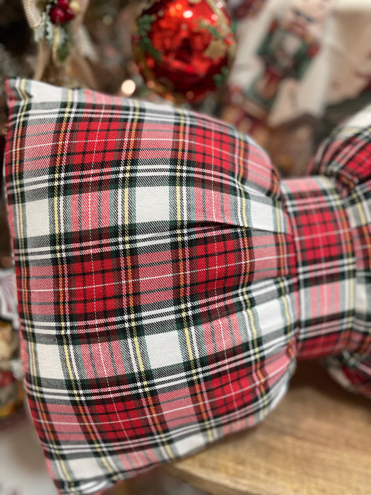 BLANC MARICLÒ Cuscino Fiocco Tartan