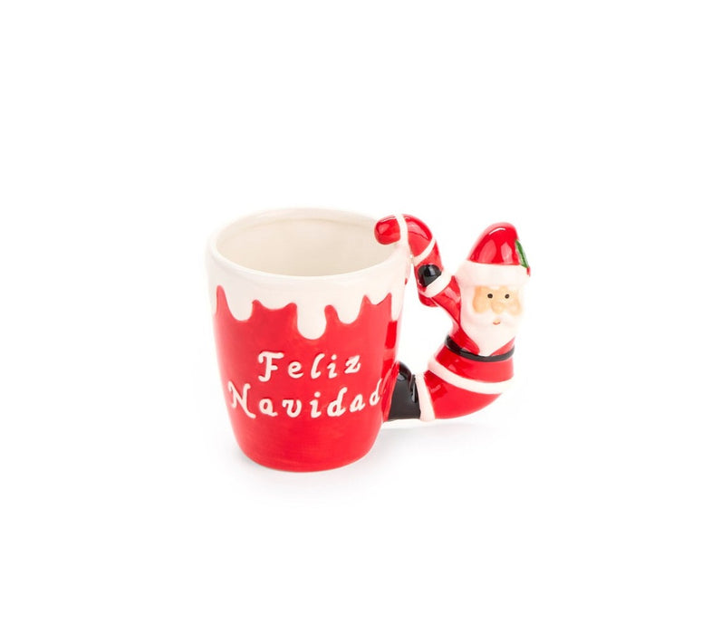 NUVOLE DI STOFFA Mug Con MANICO Babbo Natale