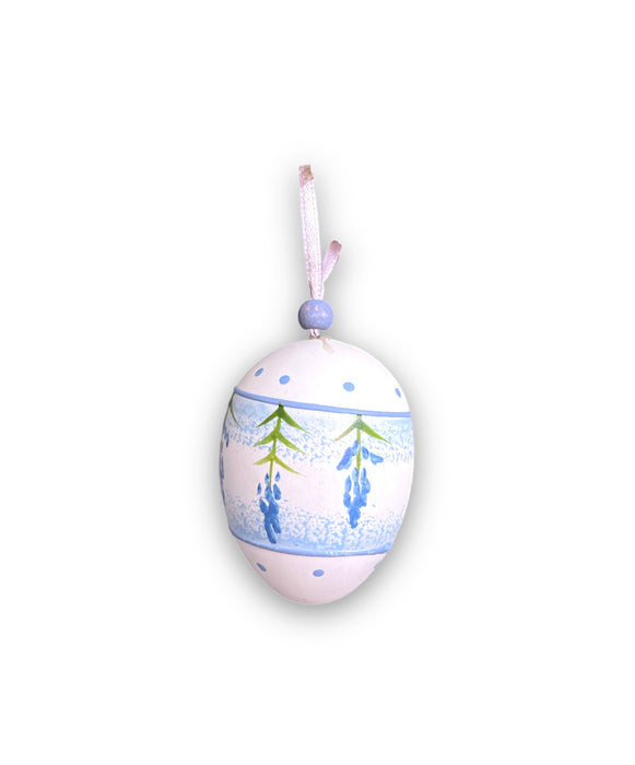 Painted pendant egg decoration