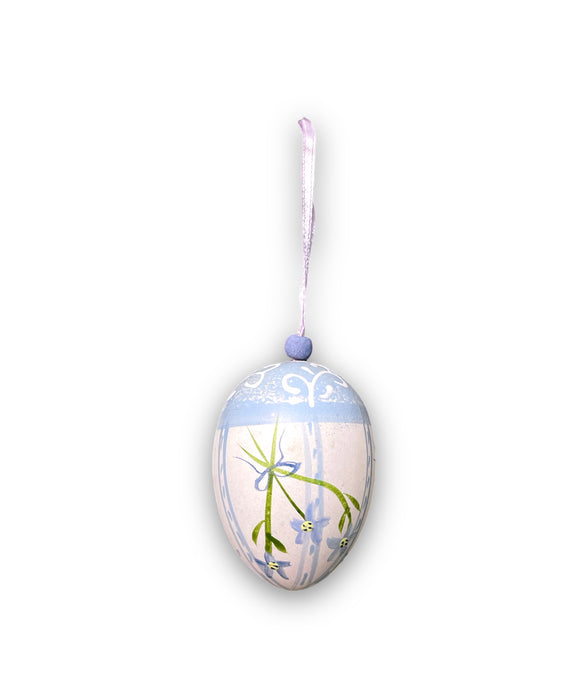 Painted pendant egg decoration